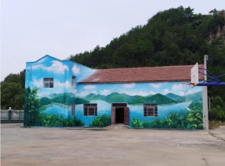 乐至彩绘墙绘一般制作的位置