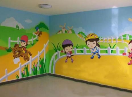 乐至幼儿园墙体彩绘制作流程及注意事项