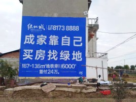 乐至墙体广告位置选择重要性