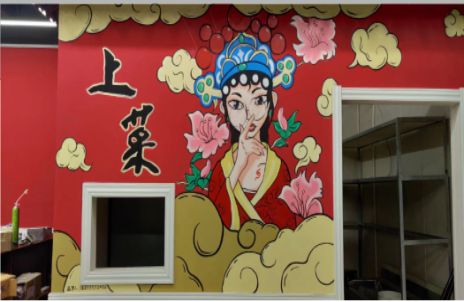 乐至墙体彩绘的发展和应用