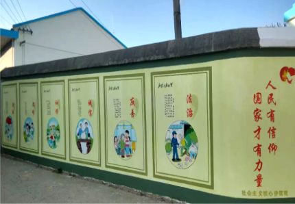 乐至文化墙施工攻略
