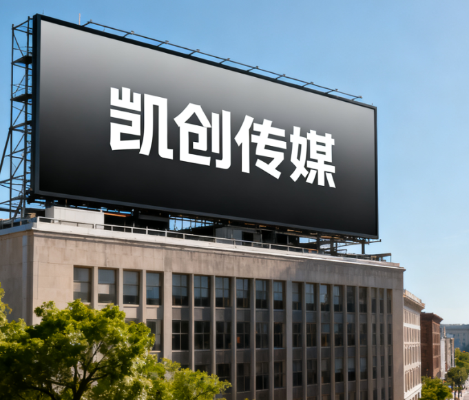 乐至户外广告牌的设计与制作