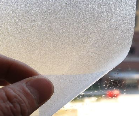 乐至玻璃门外面粘广告用什么材料好？