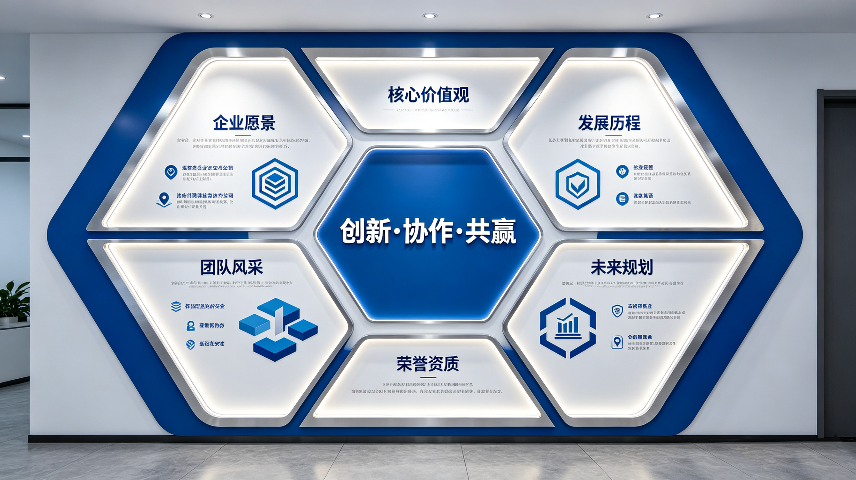 乐至企业文化墙六边形避坑指南（新手常犯5个错误）